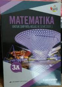 Image of MATEMATIKA UNTUK SMP/MTS KELAS IX SEMESTER 1