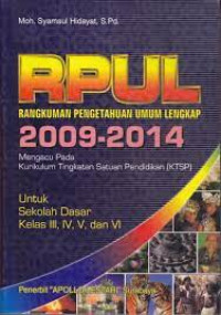 Image of RPUL RANGKUMAN PENGETAHUAN UMUM LENGKAP 2009-2014