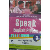 Image of SPEAK ENGLISH, PLEASE